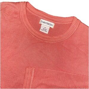 Vtg Barry Bricken 100% Silk Knit Coral Crewneck Sweater Quiet Luxury Women's M